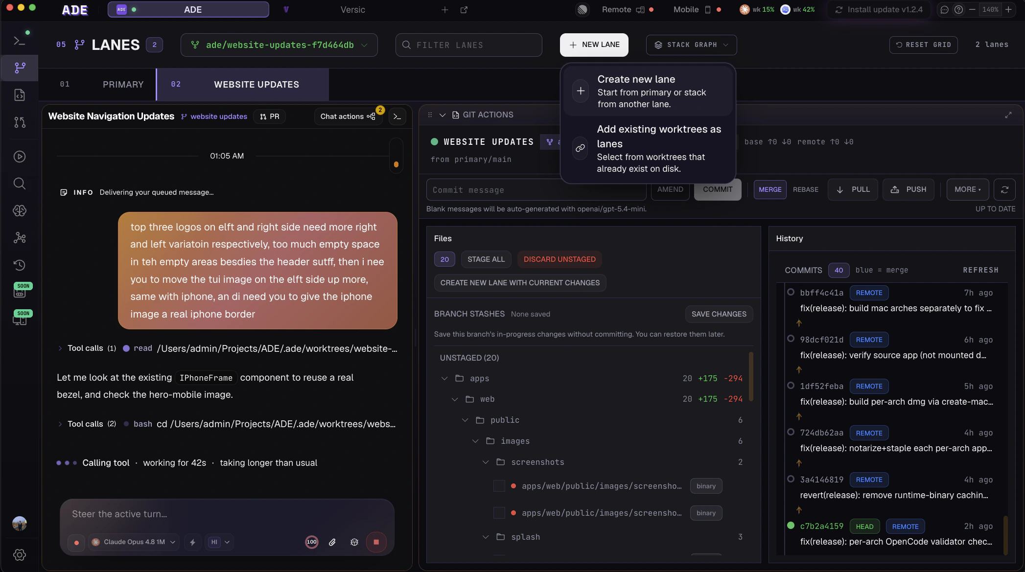 ADE — Agentic Development Environment
